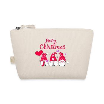 Mignons nains de Noël avec des cœurs - Trousse biologique - nature - Devant
