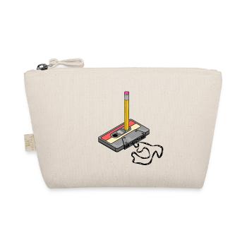 Nostalgia Retro Cassette Tape Pencil 2000 Vibes - Trousse biologique - nature - Devant