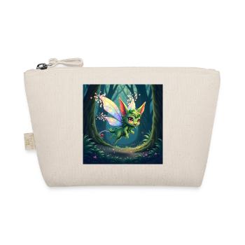 Forest Rainbow Dragon - Organic Pouch - nature - Front