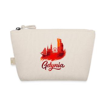 Gdynia Poland Polska White Harbor City Red Gift - Organic Pouch - nature - Front