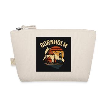 Bornholm Sunset at Lighthouse and Harbour - Organic Pouch - nature - Front