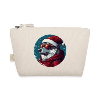 Wolf Weihnachten Christmas Xmas - Organic Pouch - nature - Front