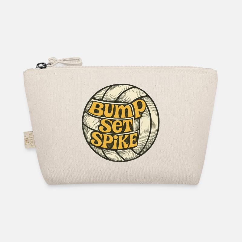 Retro Volleyball Bump Set Spike Bio-Täschchen
