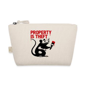 Citation de graffiti rouge Imprimé - Trousse biologique - nature - Devant