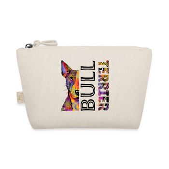 Colorful Bull Terrier - Organic Pouch - nature - Front