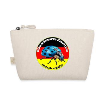 Blauer Käfer widerspiegelt den Wählerwillen - Organic Pouch - nature - Front