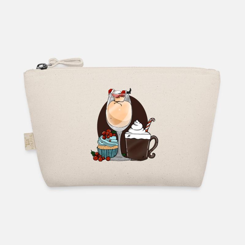 Festive dessert drinks with Santa Claus Organic Pouch