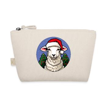 Sheep Christmas - Organic Pouch - nature - Front