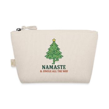 Namaste Festbaum Zen Stil - Bio-Täschchen - Natur - Vorne