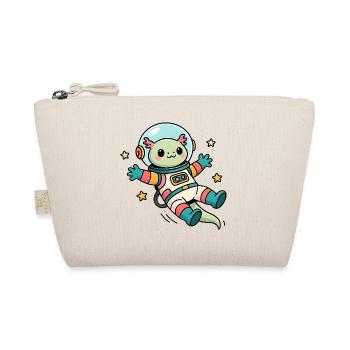 Axolotl Astronaut Kawaii - Organic Pouch - nature - Front