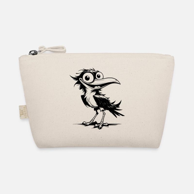 Oiseau drôle de flutterman avec un sourire aux lèvres Trousse biologique