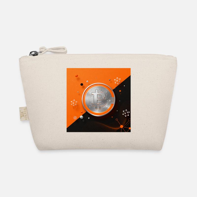 Bitcoin Coin Network Design Organic Pouch
