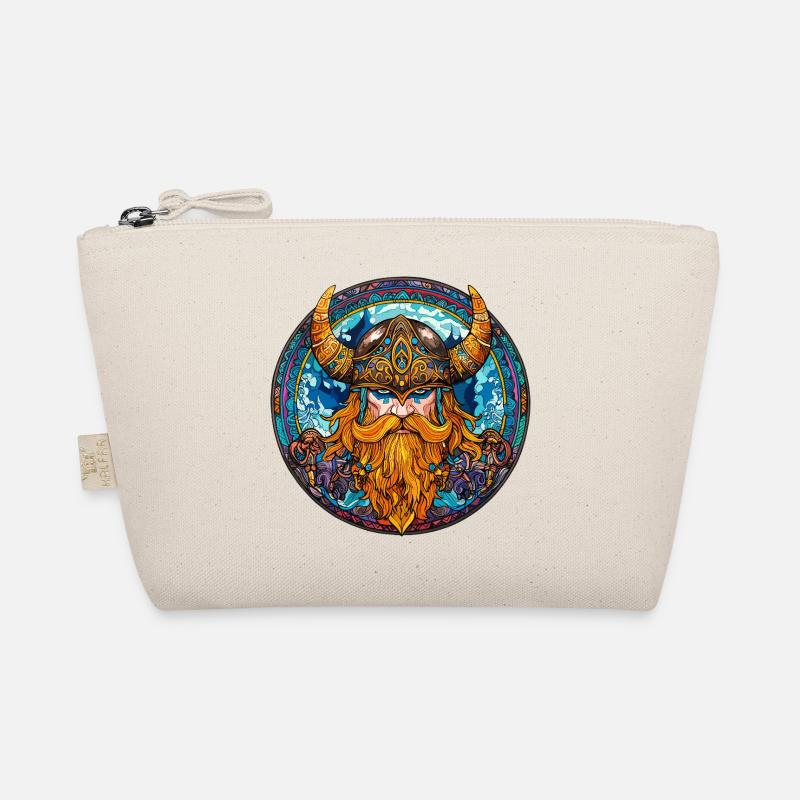 Viking king in color indigo Organic Pouch