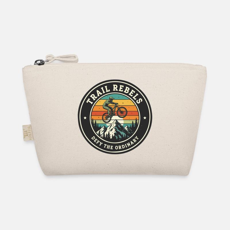 Trail Rebels Mountain Biker Retro Organic Pouch