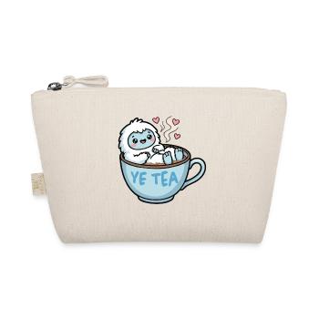 Yeti in a tea mug - Organic Pouch - nature - Front