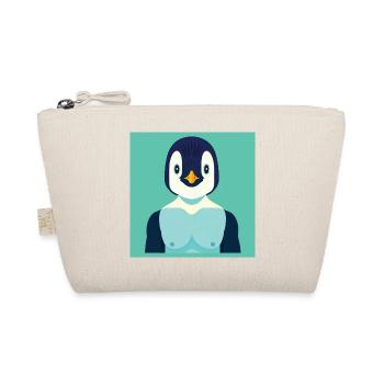 MENSCHLICHER PINGUIN – Baby & Kinder - Bio-Täschchen - Natur - Vorne