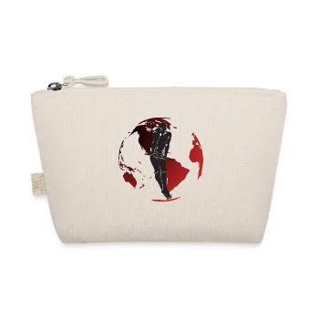 muscle up et  globe Rouge - Trousse biologique - nature - Devant