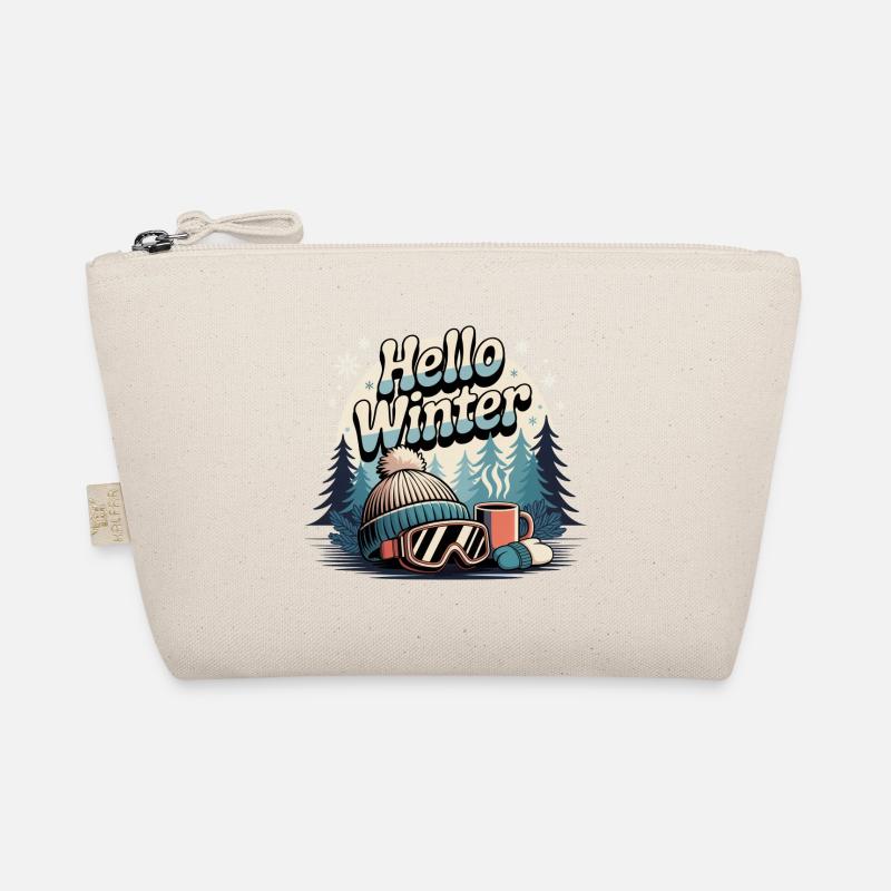 Ski Skiing Skier Organic Pouch