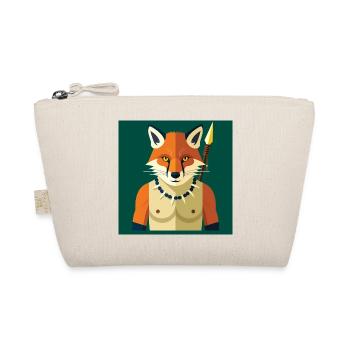 HUMAN FOX – Baby & Kinder - Bio-Täschchen - Natur - Vorne