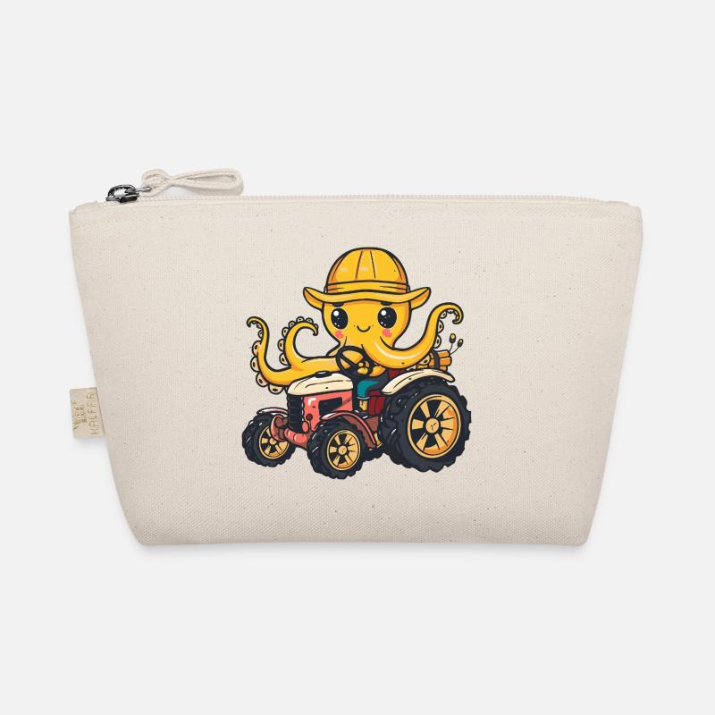 Octopus Tractor Farmer Organic Pouch