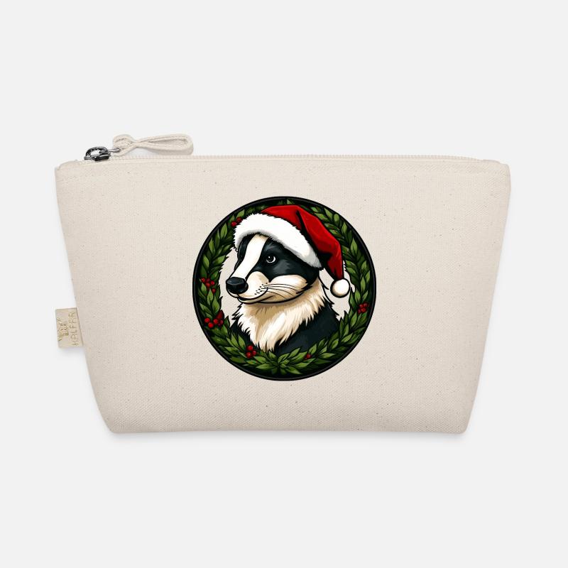 Christmas badgers Organic Pouch