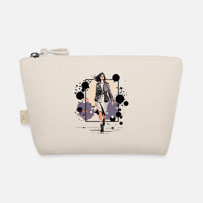 Night Leather Icon Organic Pouch