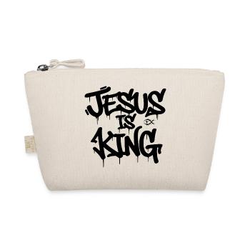 JÉSUS EST ROI - Style Urban Grafitti - Trousse biologique - nature - Devant