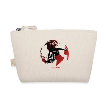 Red Globe Surfer - Bio-Täschchen - Natur - Vorne