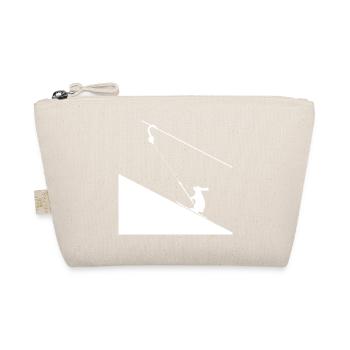 Hare climbing on rope - Organic Pouch - nature - Front