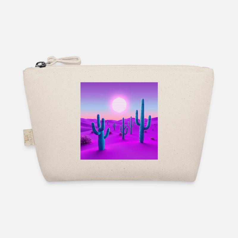 Coucher de soleil dans le désert néon Trousse biologique