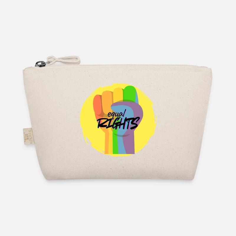Rainbow Fist Pride Equality Organic Pouch