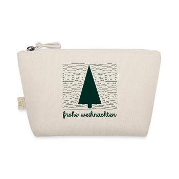 Christmas Christmas Tree Minimalist - Organic Pouch - nature - Front