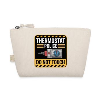 Thermostatpolizei nicht anfassen - Bio-Täschchen - Natur - Vorne