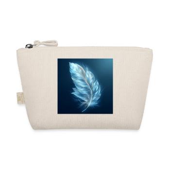 Ethereal Feather Luminous – Symbol of Light - Organic Pouch - nature - Front