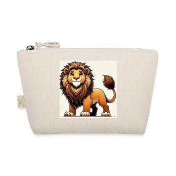 Lion cartoon chaleureux - Trousse biologique - nature - Devant