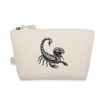 Geometric Scorpion Polygon - Organic Pouch - nature - Front