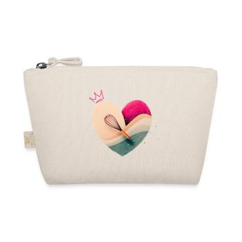 Heart with Crown - Baking - Organic Pouch - nature - Front