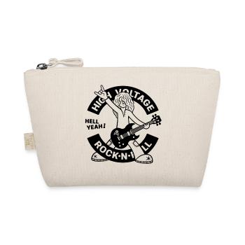 High Voltage Rock'N'Roll Guitarist - Organic Pouch - nature - Front