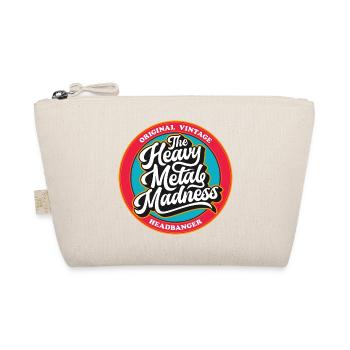 Heavy Metal Madness Retro Badge - Organic Pouch - nature - Front