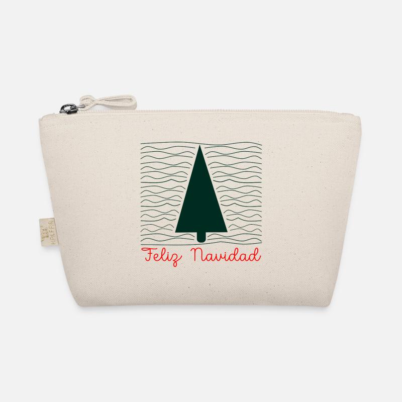 Minimalist Christmas greetings Organic Pouch