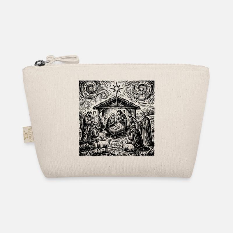 Jesus Nativity Nativity Scene Christmas Organic Pouch