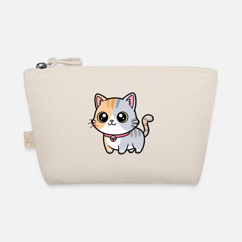 Charme de collier chaton calicot Trousse biologique