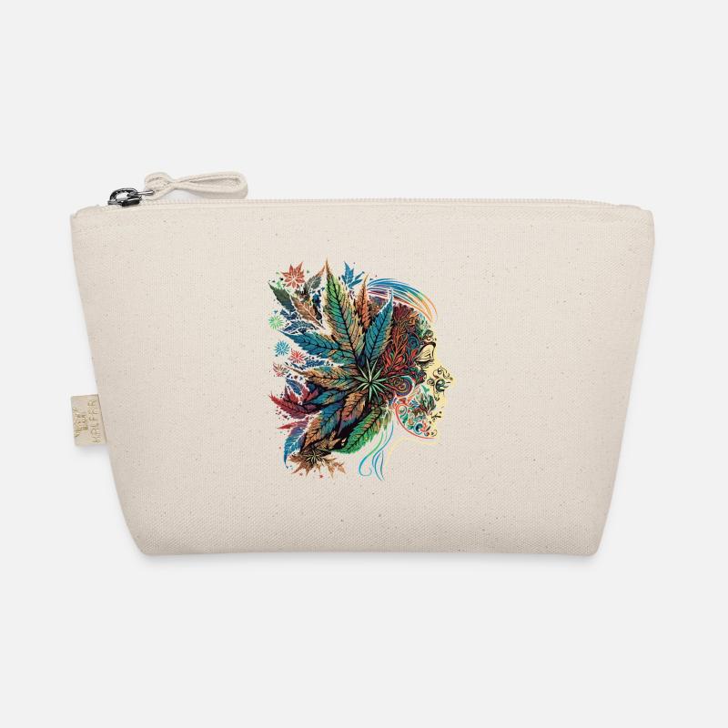 Psychedelic Blatten Silhouette Organic Pouch