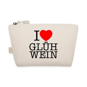i love mulled wine Christmas - Organic Pouch - nature - Front