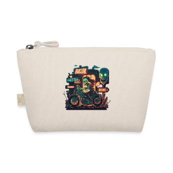 Nekro Neon Motorcycle Ride - Organic Pouch - nature - Front