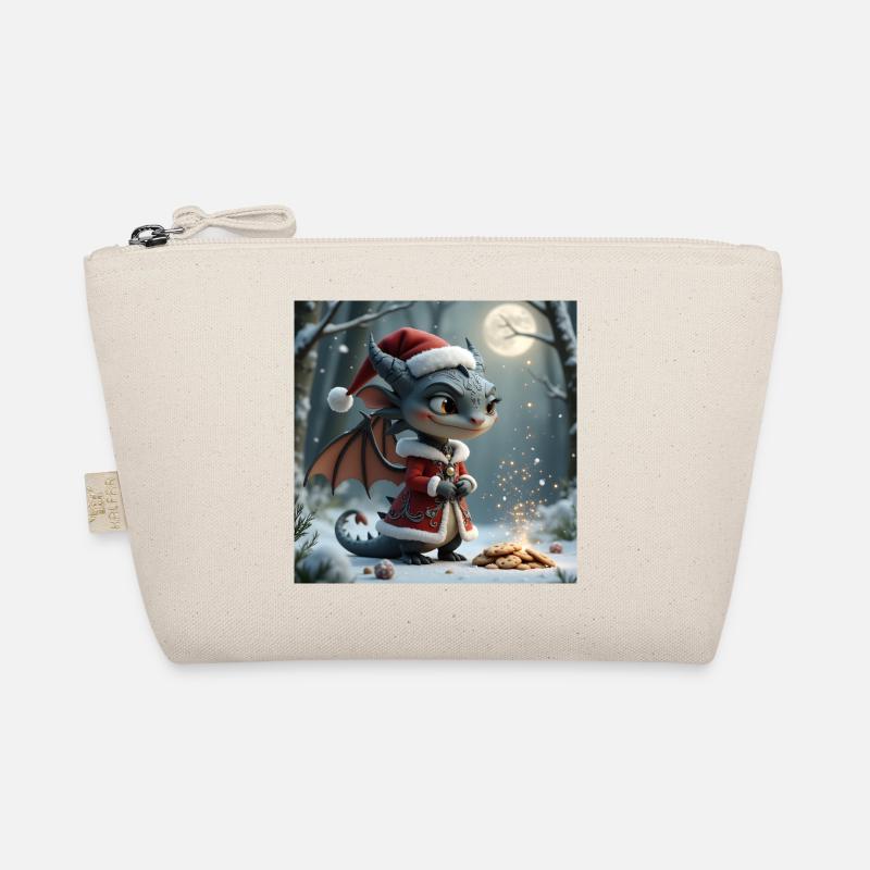 Dragon de Noël dans la forêt enneigée Trousse biologique
