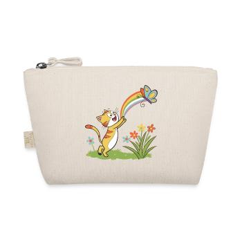 Rainbow Chase Kätzchen - Bio-Täschchen - Natur - Vorne