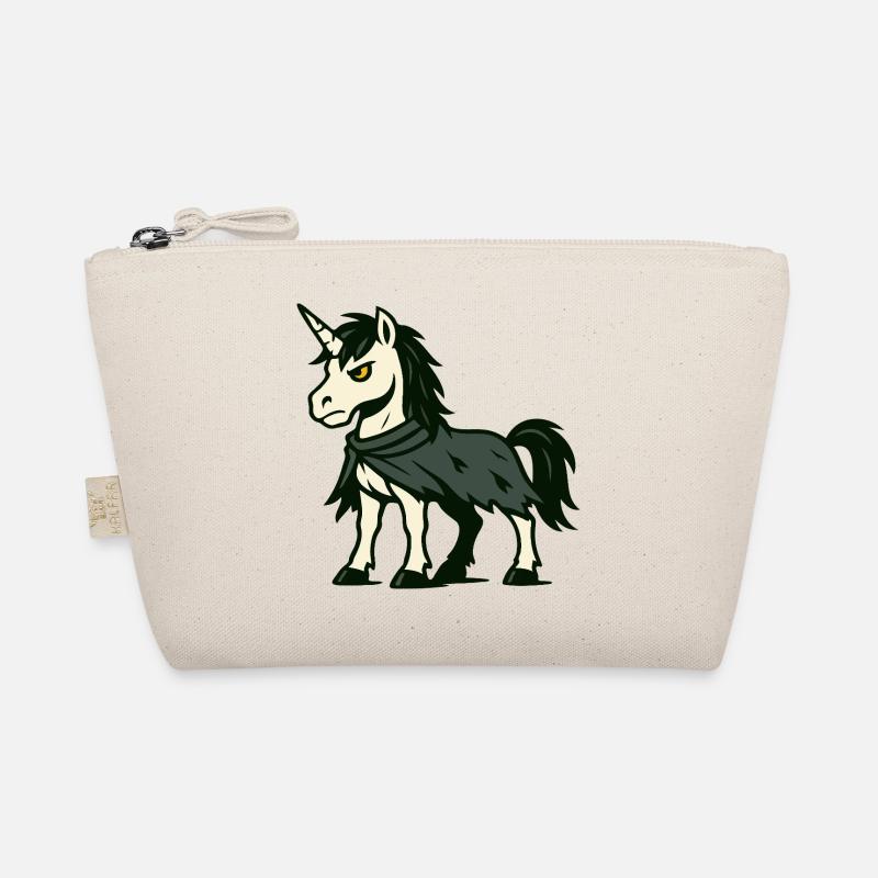 Dunkler, abtrünniger Einhorn mit zerfetztem Umhang-Schleichen Bio-Täschchen