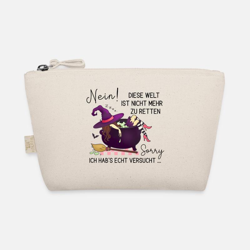 Witch in the Magic Cauldron – Witchy Fun Art Organic Pouch