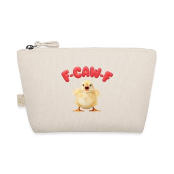 F-CAW-F Küken – Cute Meme Chick Illustration - Bio-Täschchen - Natur - Vorne
